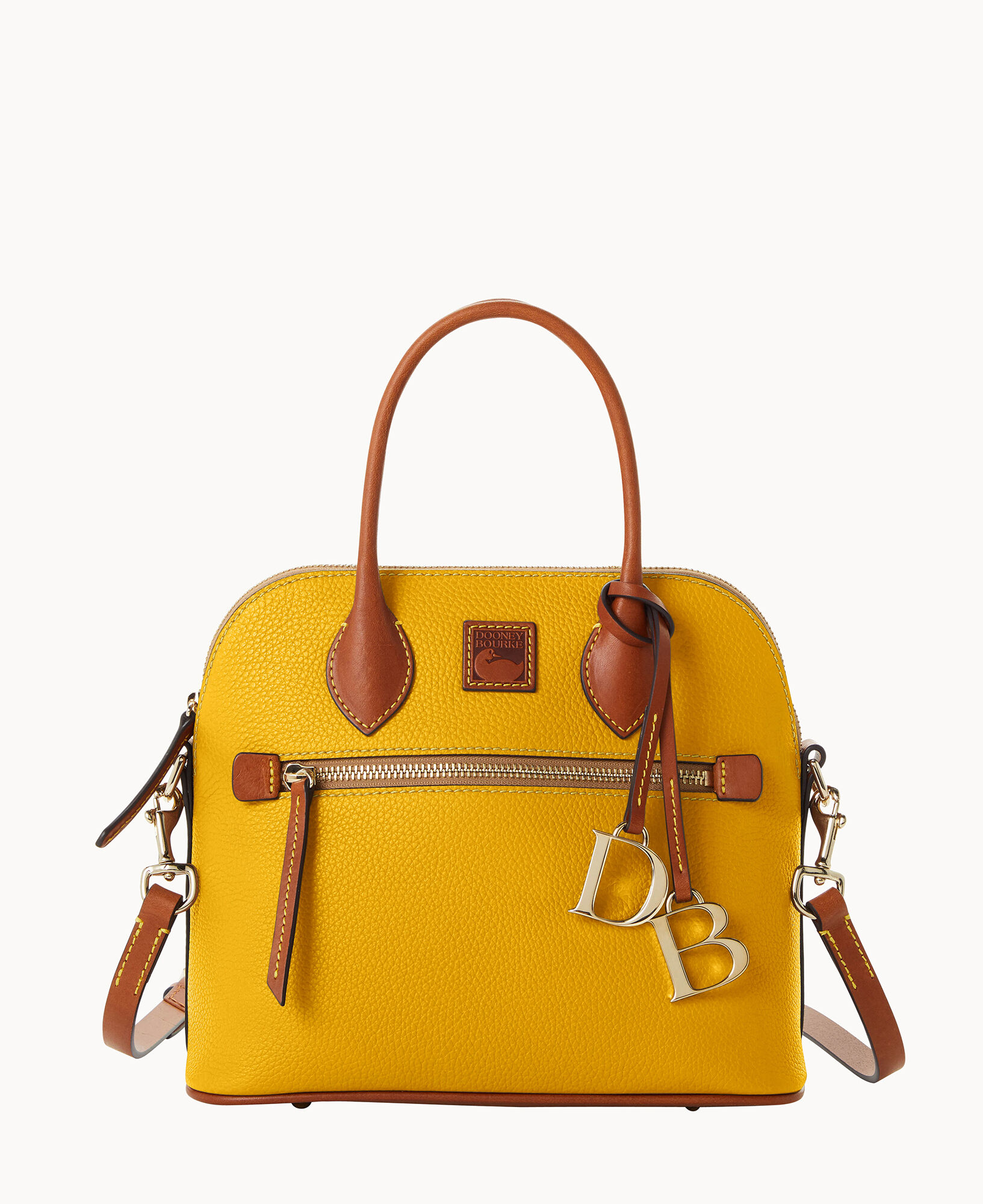 Dooney Bourke Pebble Grain Domed Satchel