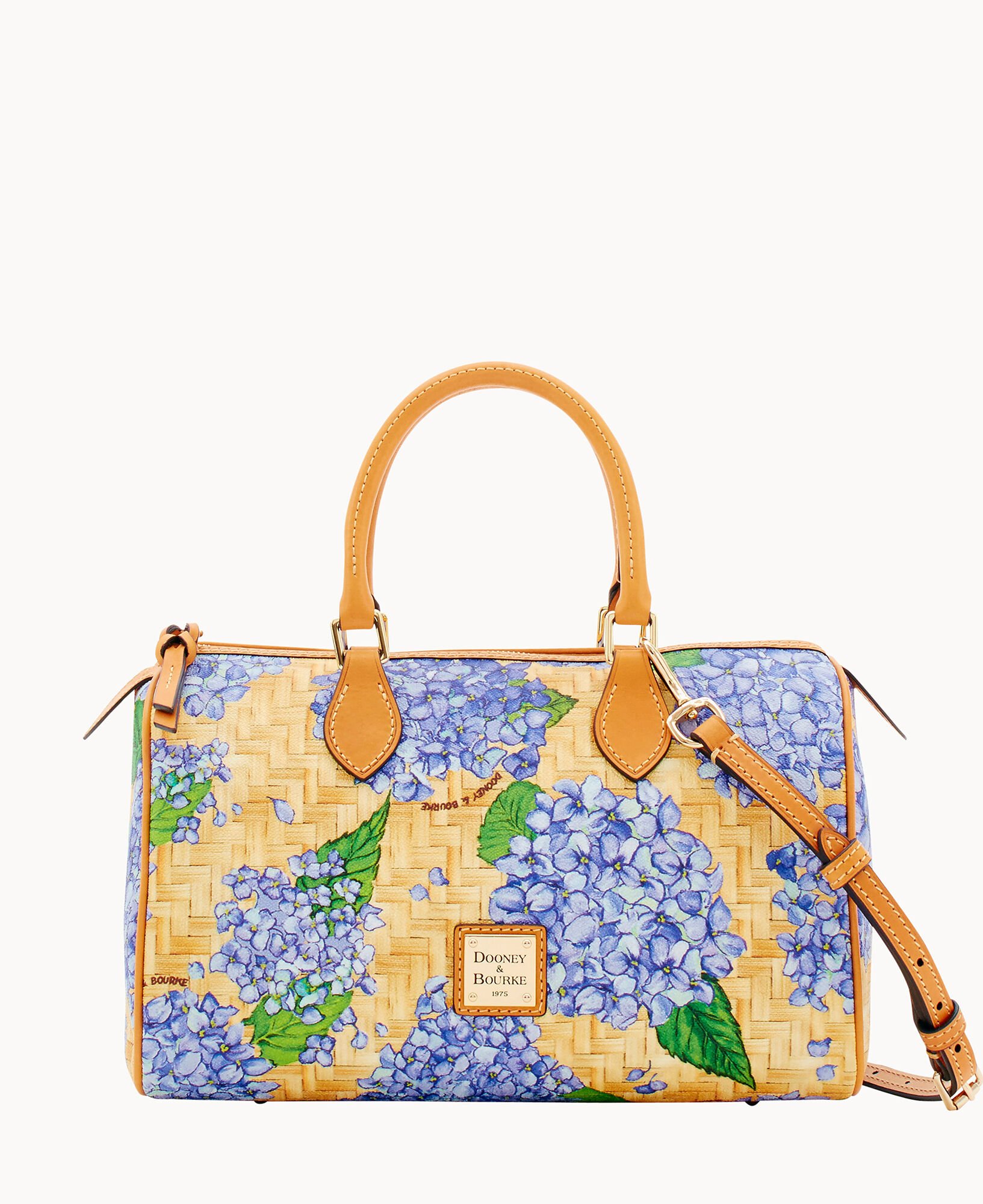 Dooney & Bourke Hydrangea Basketweave Classic Satchel