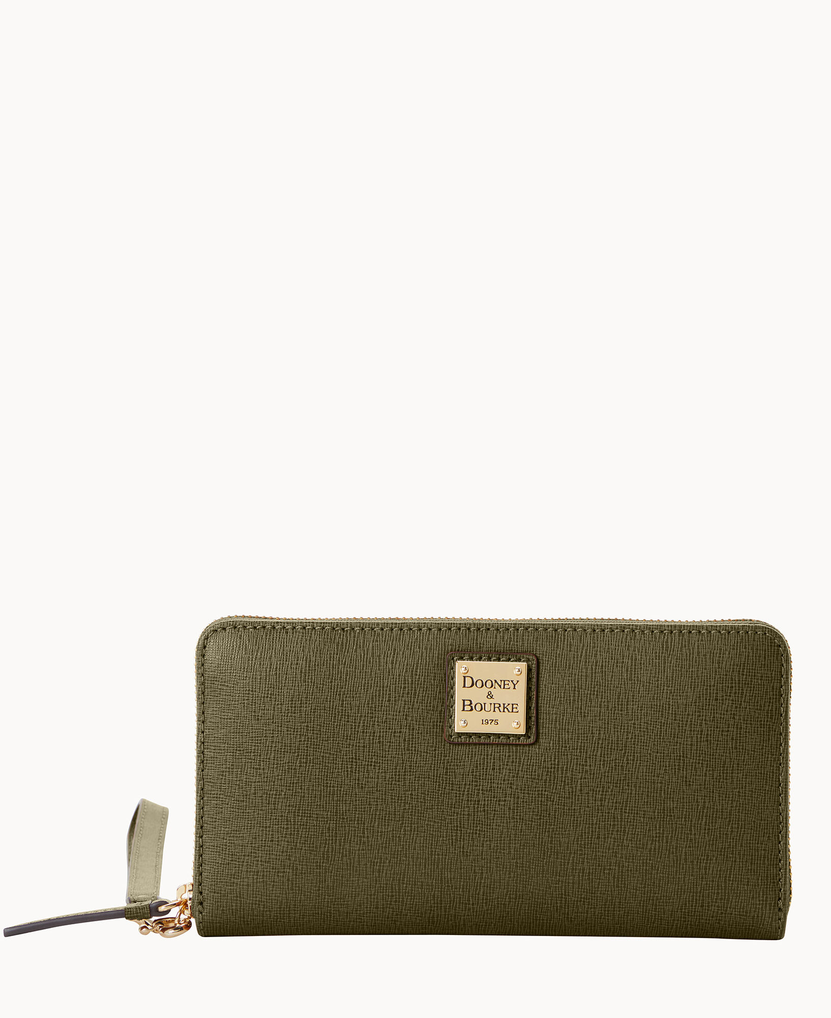Dooney Bourke Saffiano Large Zip Around Wristlet