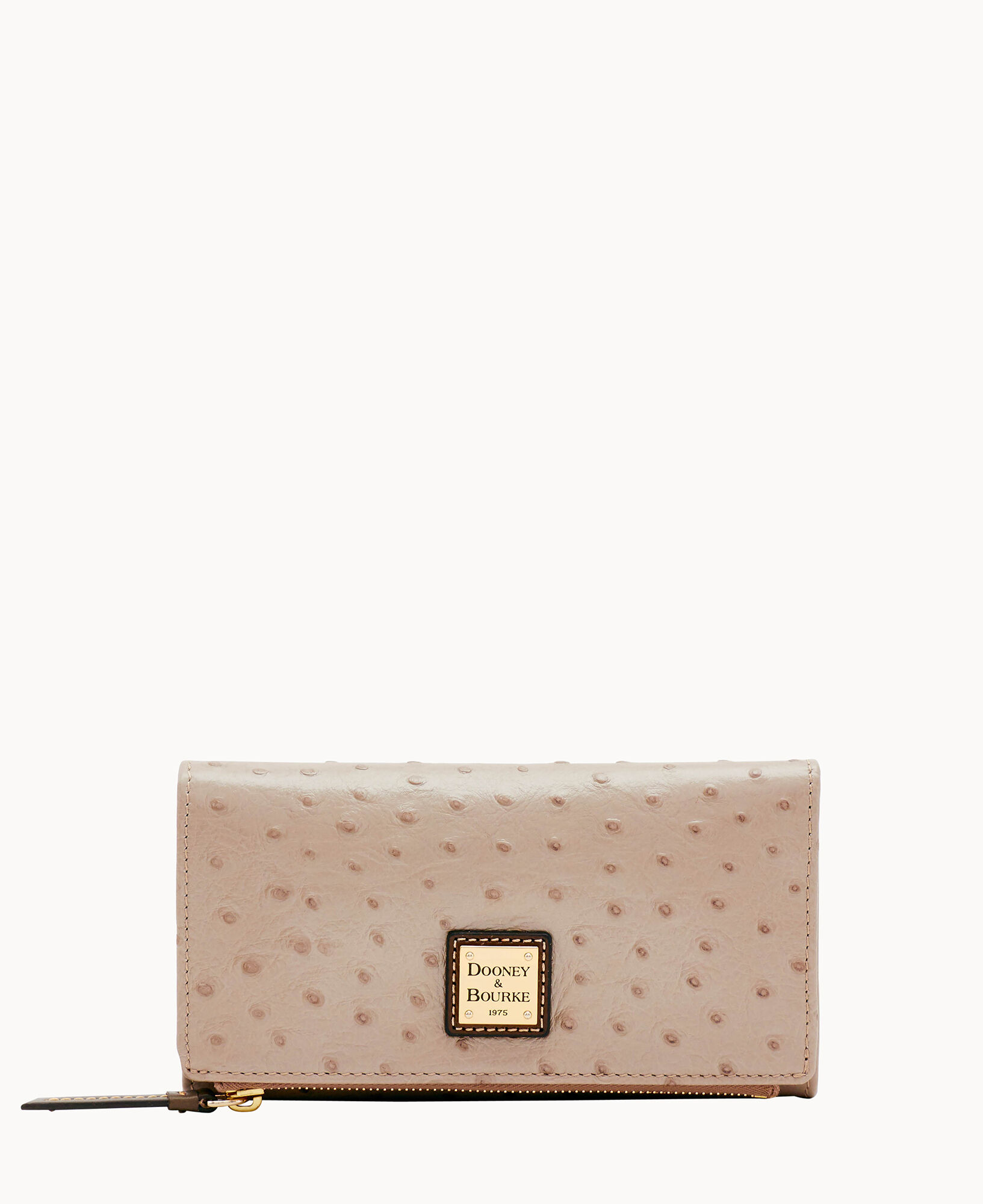 Dooney Bourke Ostrich Foldover Wallet
