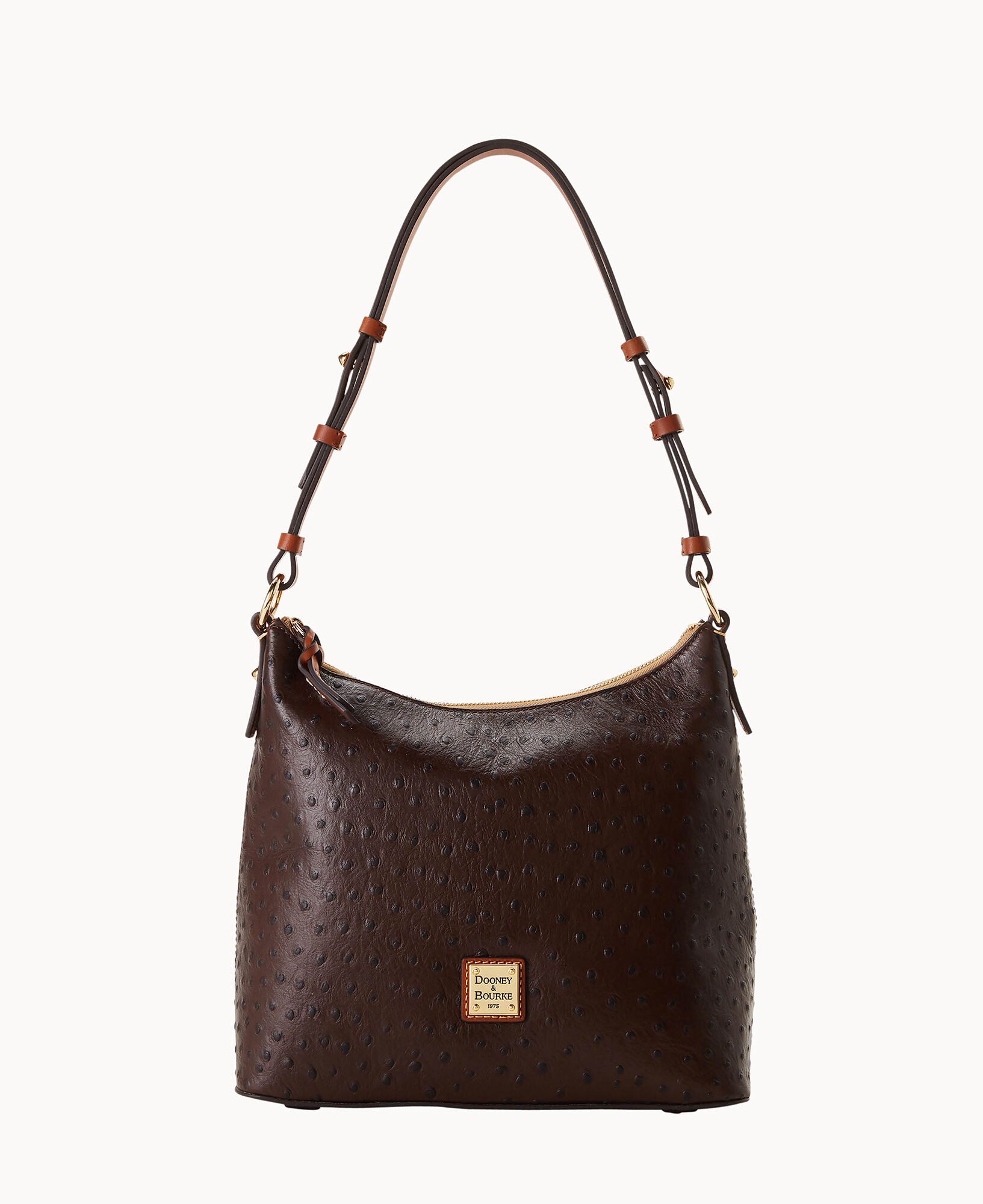 Dooney & bourke ostrich embossed 75th anniversary hobo bag hotsell