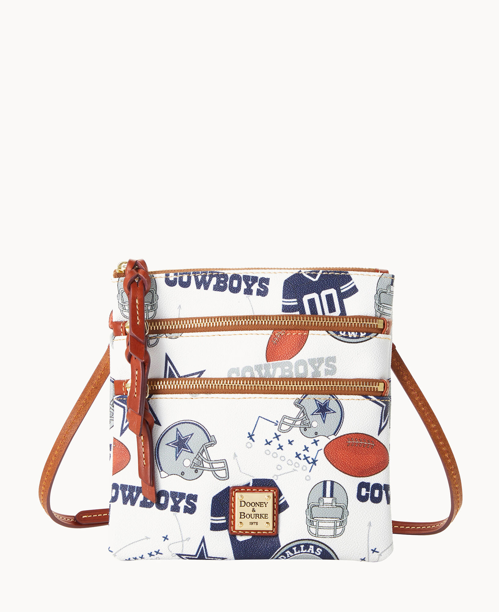 Dooney & Bourke Dallas Cowboys Signature Small Zip Crossbody Purse