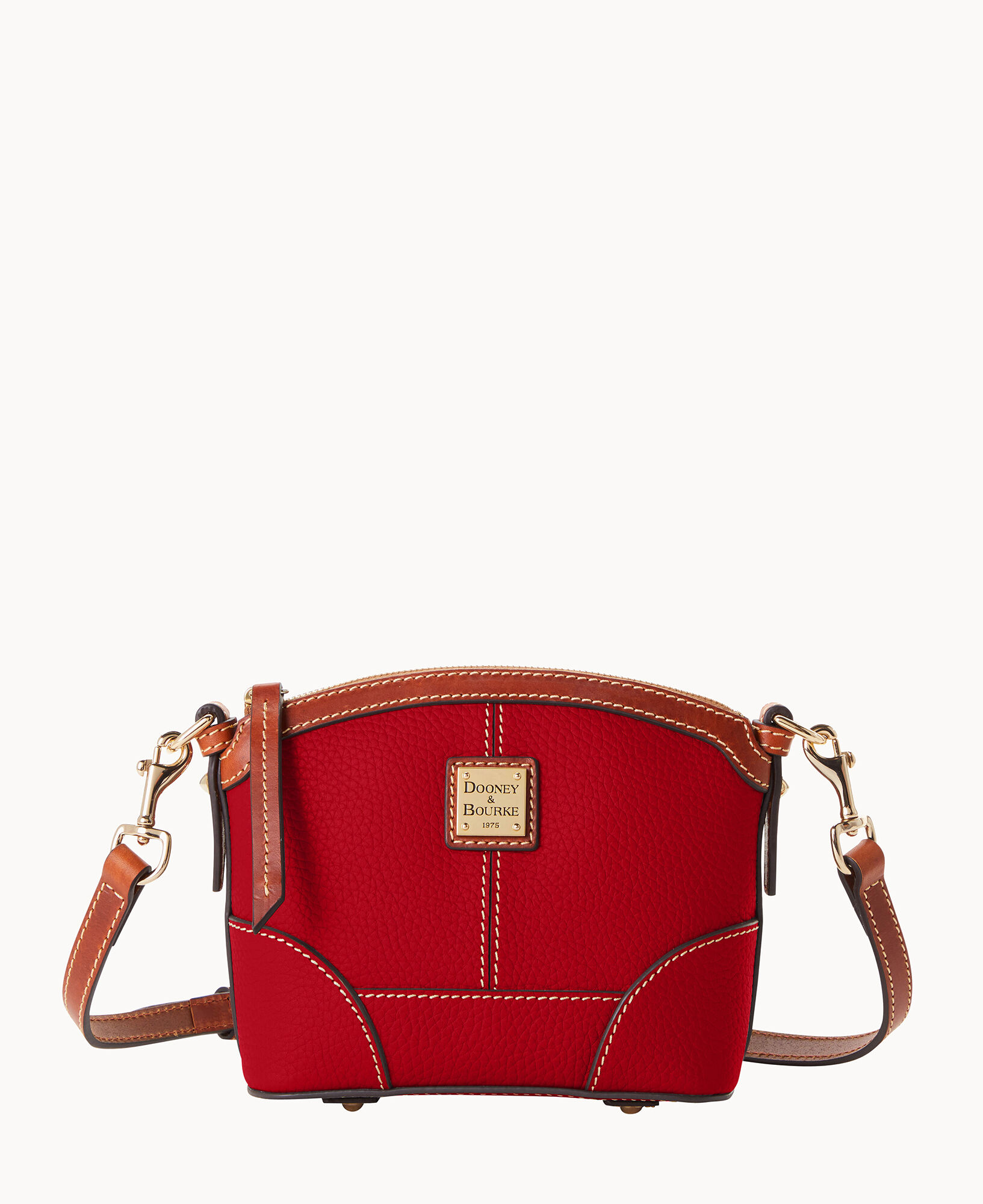 Dooney & bourke beacon domed smooth leather crossbody hotsell