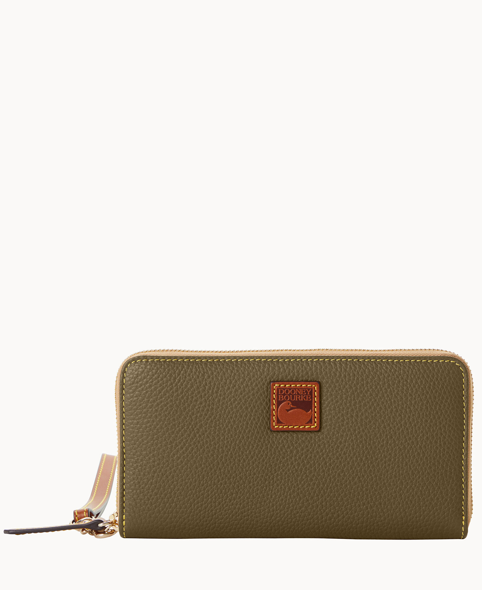 Dooney Bourke Pebble Grain Large Zip Around Wristlet