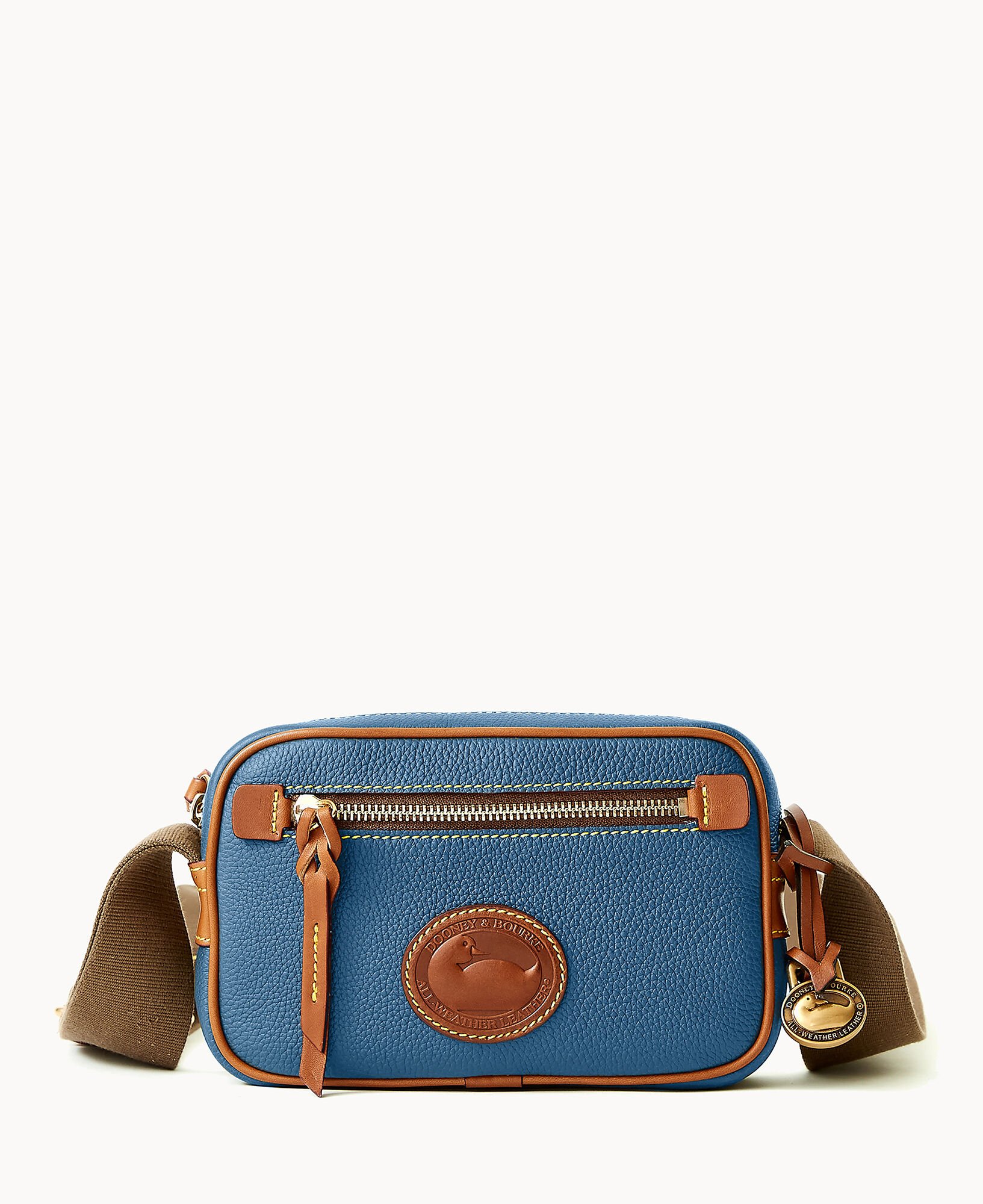 Dooney&Bourke Womens Sky Blue Camera Zip Crossbody Pebble Bag