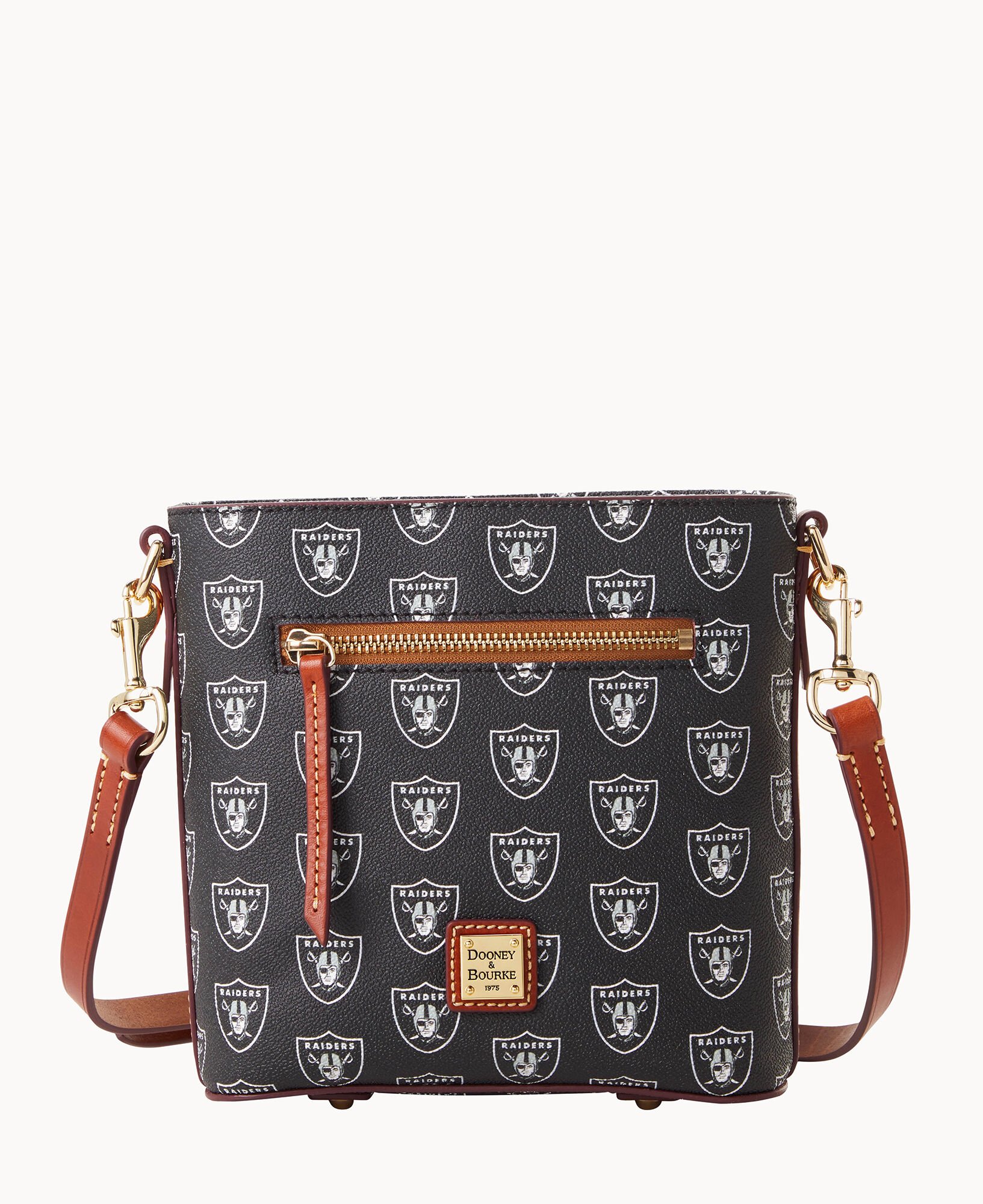 Dooney Bourke NFL Raiders Small Zip Crossbody