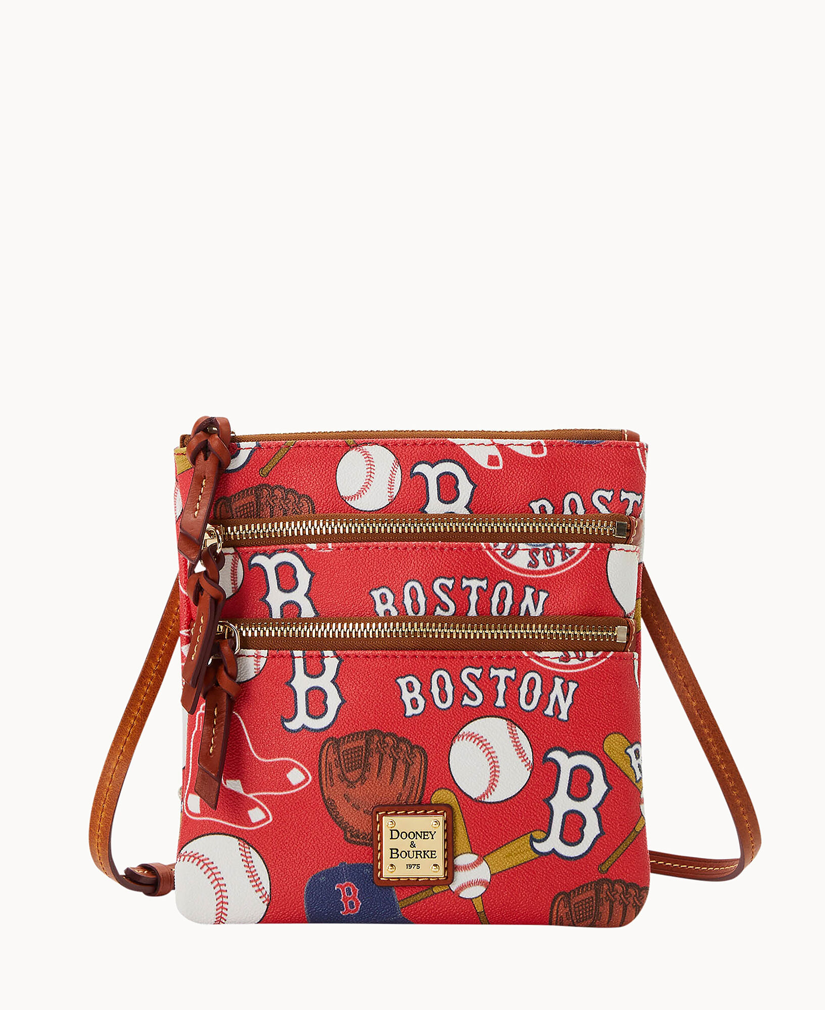 Boston Red Sox Dooney & Bourke Game Day Triple-Zip Crossbody Purse