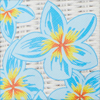 Plumeria Large Zip Around Wristlet
