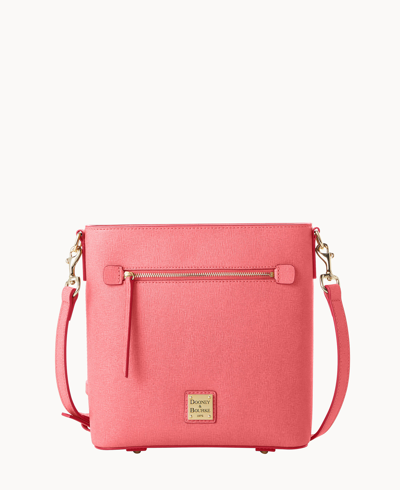 Saffiano zip online crossbody