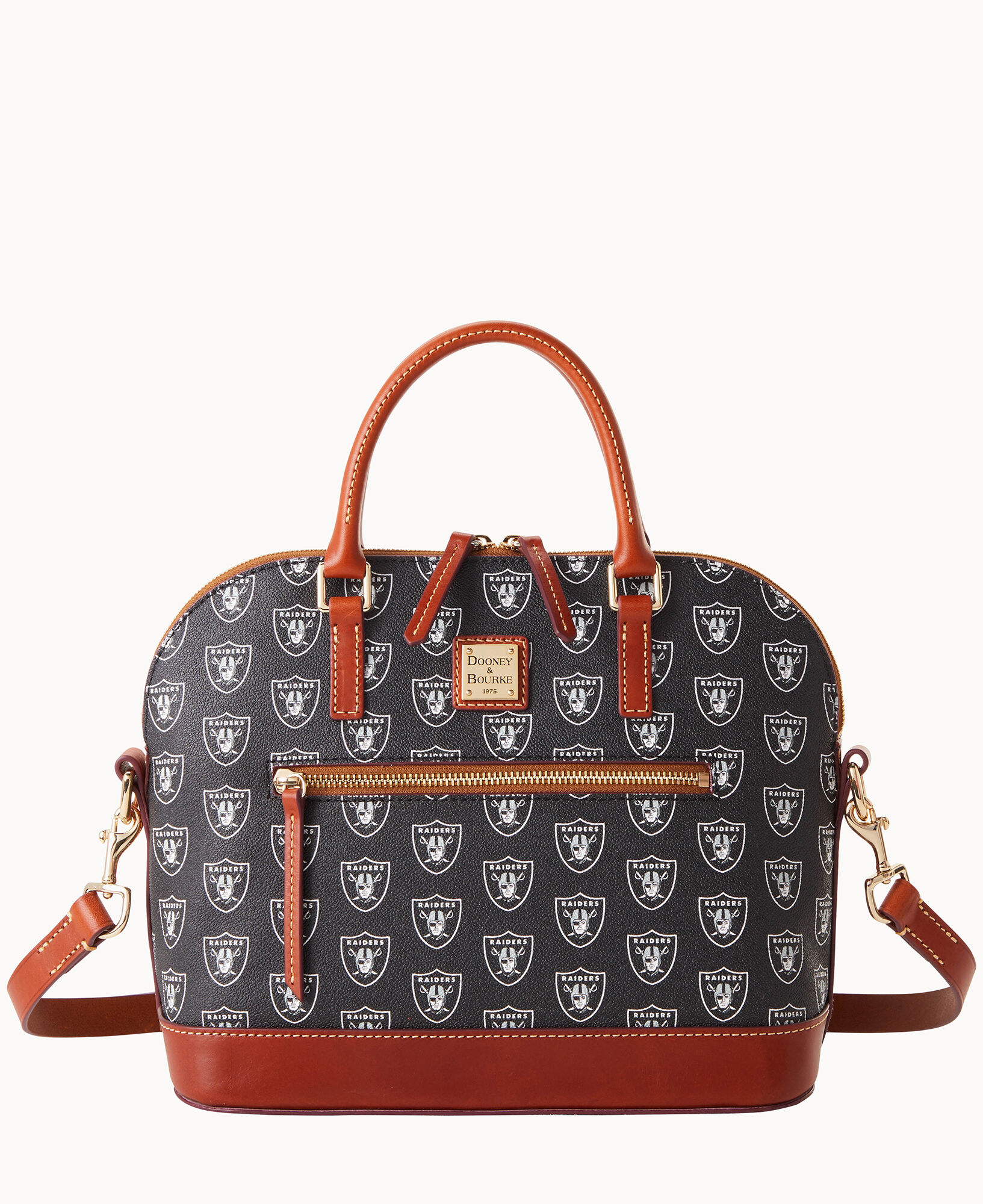 Dooney and bourke patriots satchel hotsell