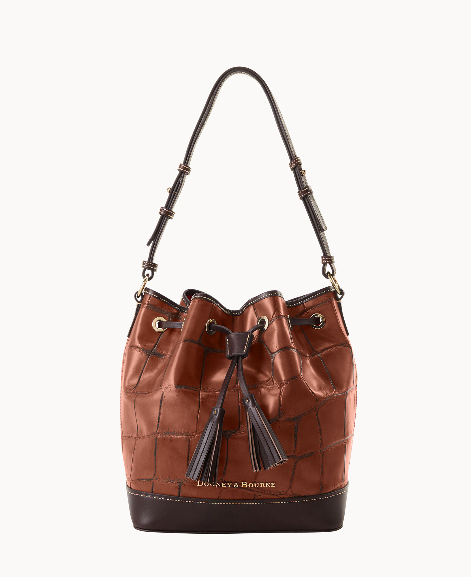 80s DOONEY&BOURKE レザーリュック 巾着型 タッセル USA製 80s DOONEY&BOURKE レザーリュック 巾着型 タッセル USA製