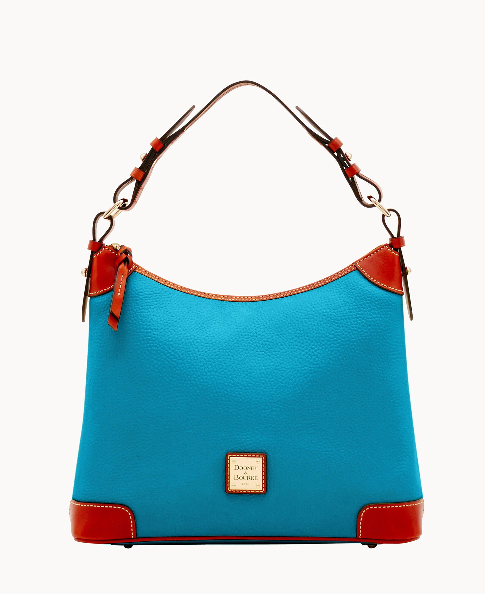 Dooney & Bourke Women's Hobo Shoulder Bag in Pebble Grain Leather, Large  Handbag with Adjustable Shoulder Strap