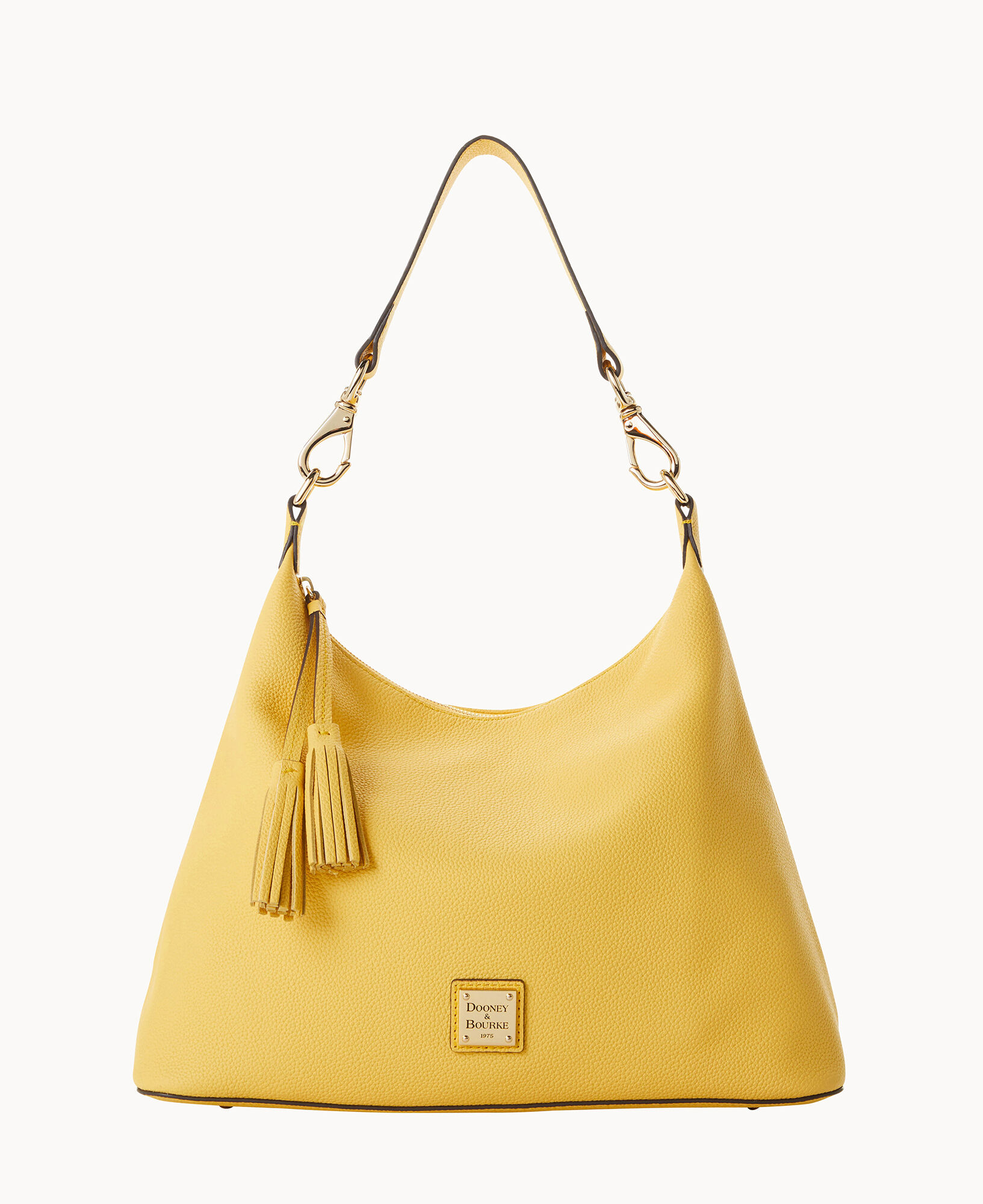 Juliette medium grained leather hobo bag