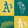 MLB Athletics Stadium Wristlet