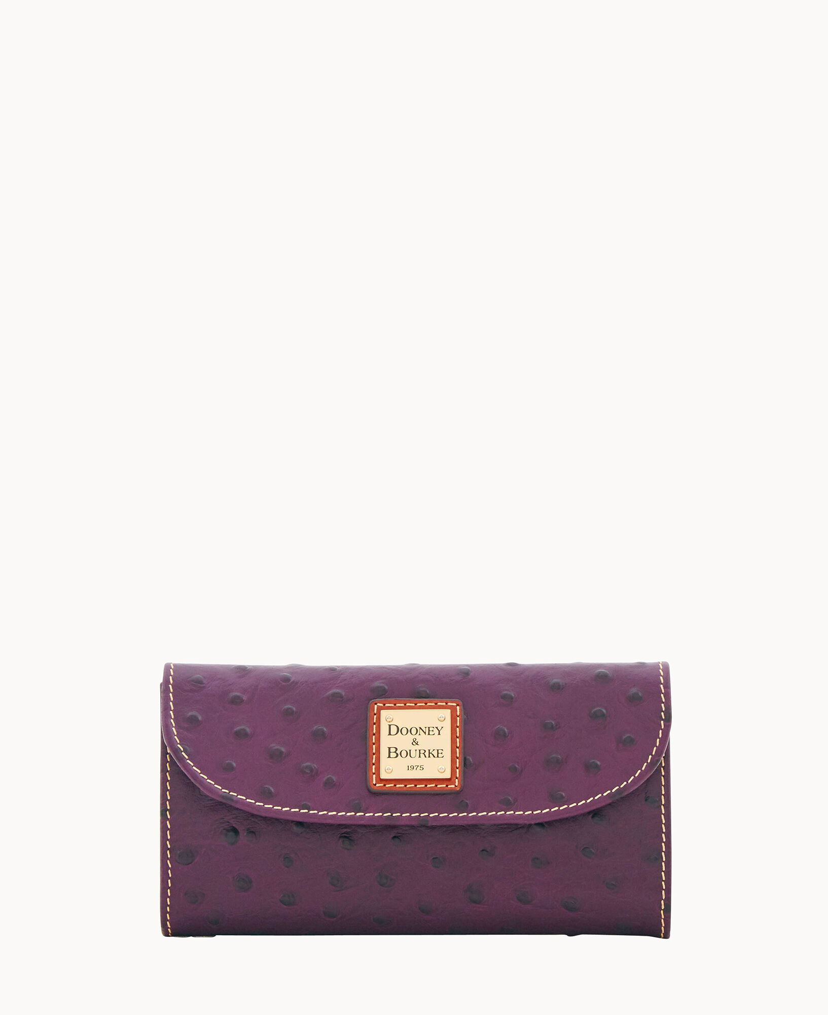 Dooney & Bourke Ostrich Continental Clutch