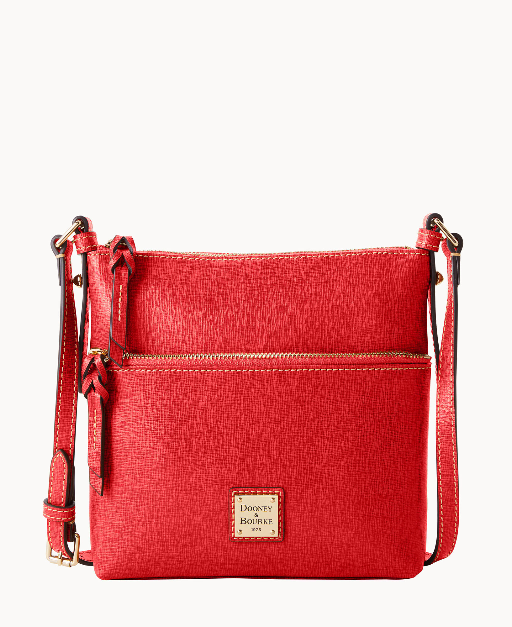 Dooney & Bourke Saffiano Leather Kimberly Crossbody in Red
