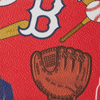 MLB Red Sox Large Zip Around Wristlet