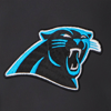 NFL Panthers Large Slim Wristlet