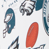 NFL Eagles Large Zip Around Wristlet