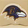 NFL Ravens Triple Zip Crossbody