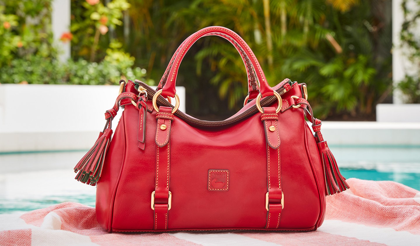 Florentine Small East West Satchel