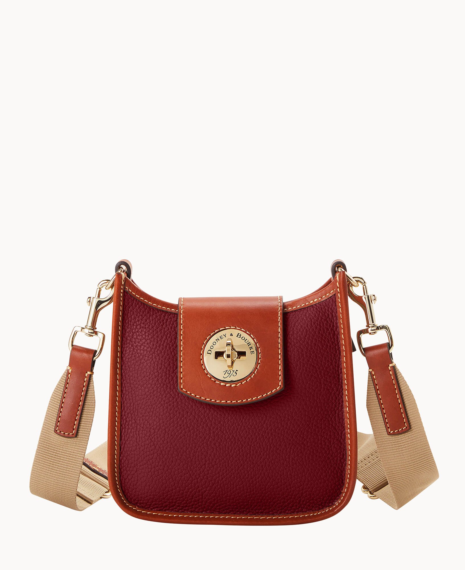 Dooney & Bourke Pebble Turnlock Messenger 20