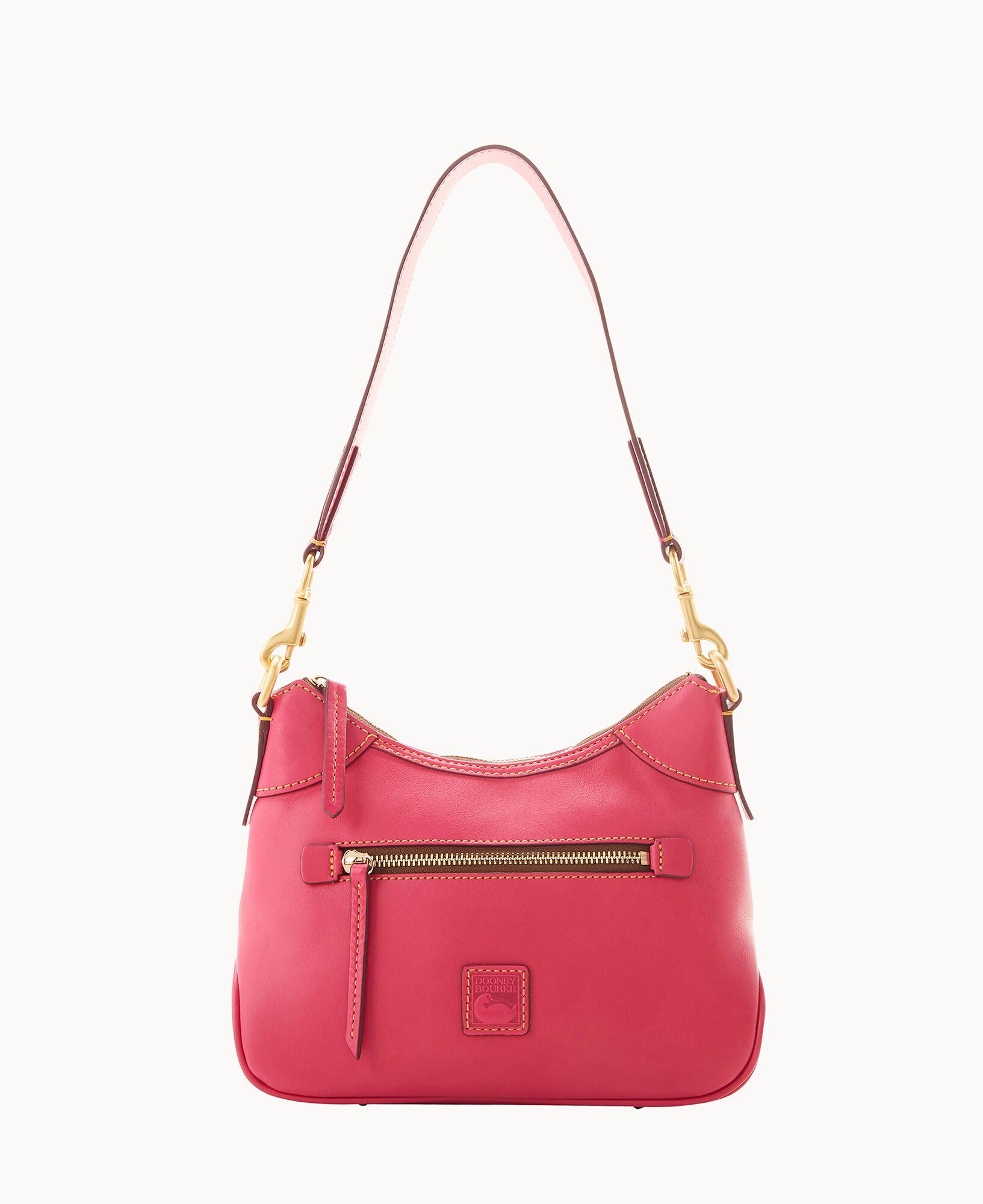 Dooney & Bourke Saffiano Hobo in Pink