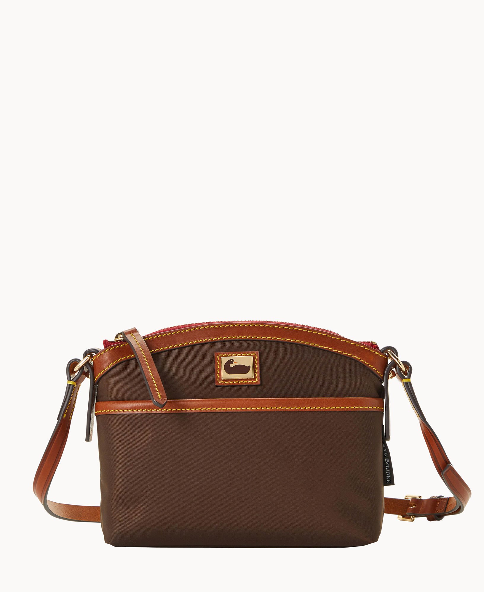 Dooney & Bourke Saffiano Domed Crossbody Shoulder Bag