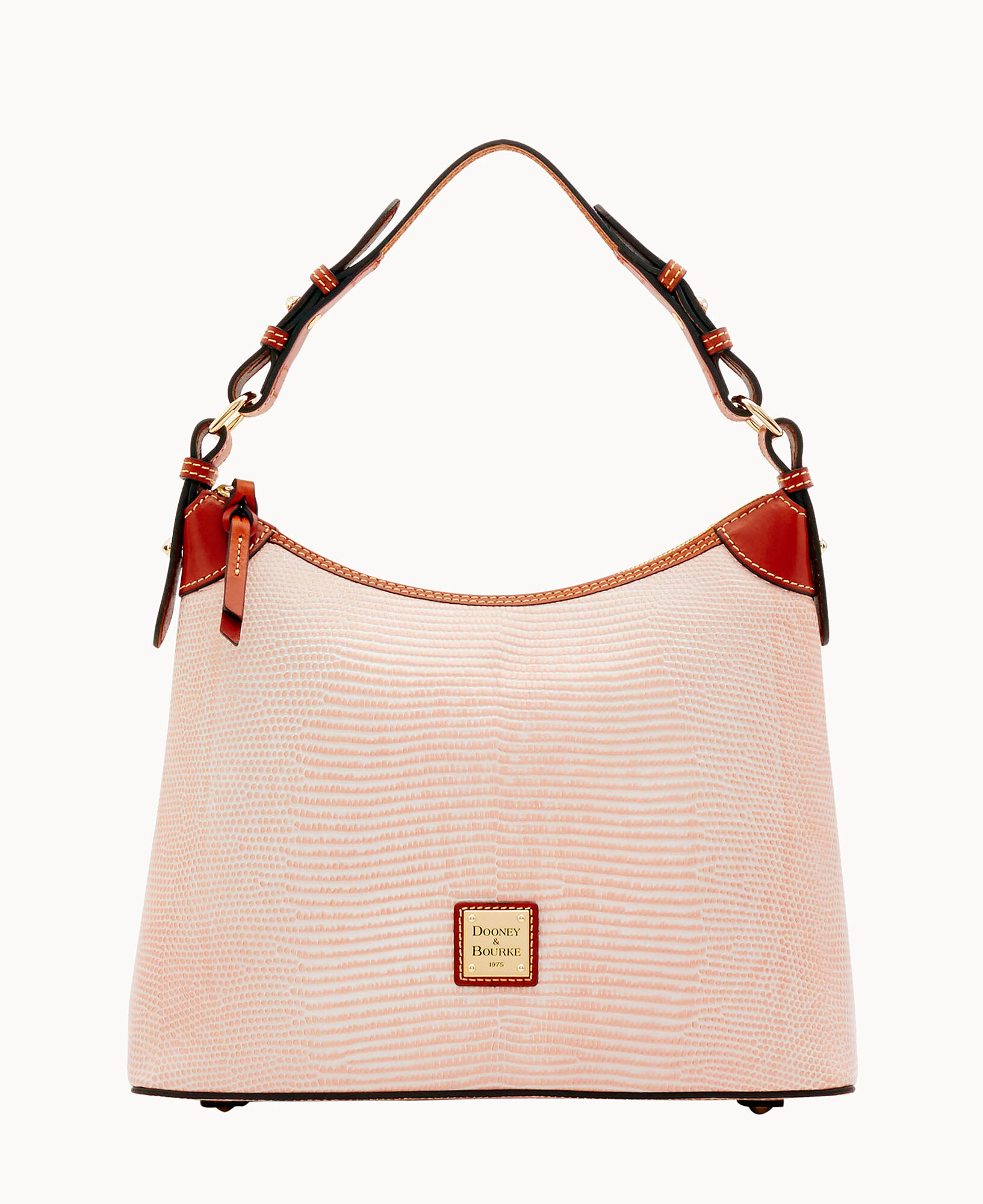 Dooney and bourke top lizard embossed hobo