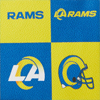 NFL Rams Top Zip Crossbody