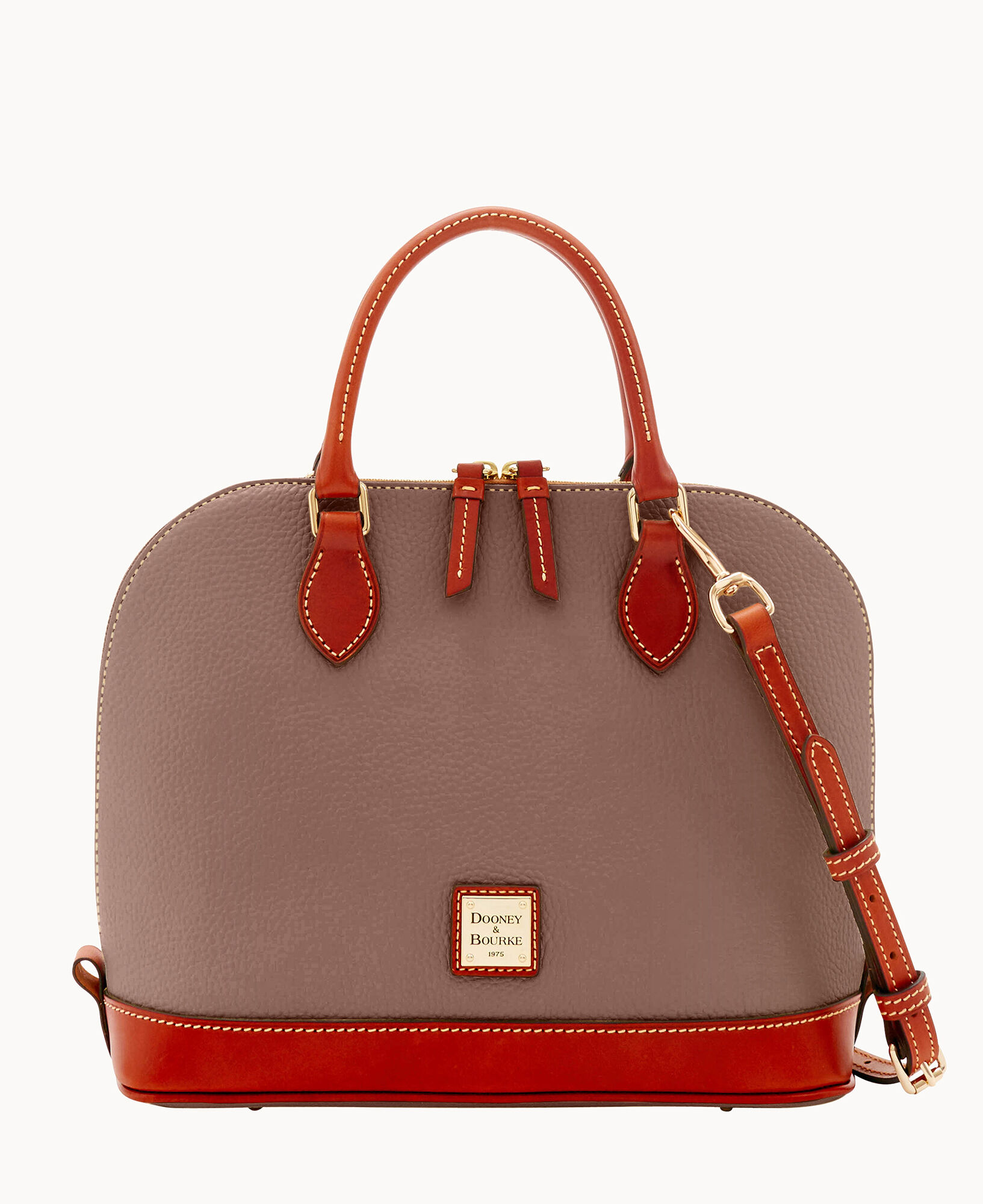 Dooney and bourke pebble grain zip zip satchel outlet