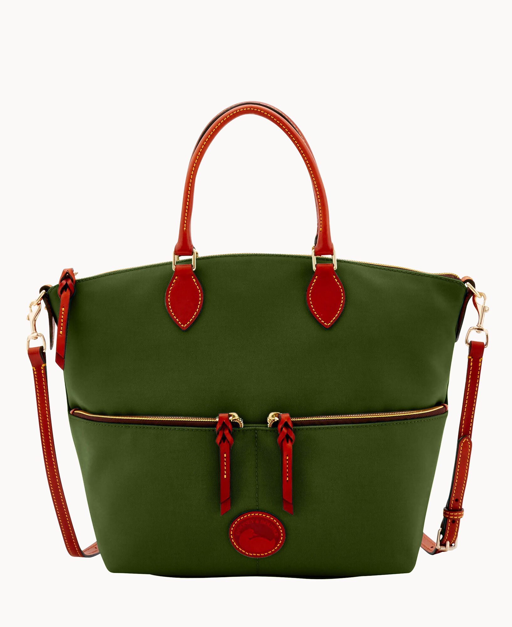 Nylon large pocket satchel store