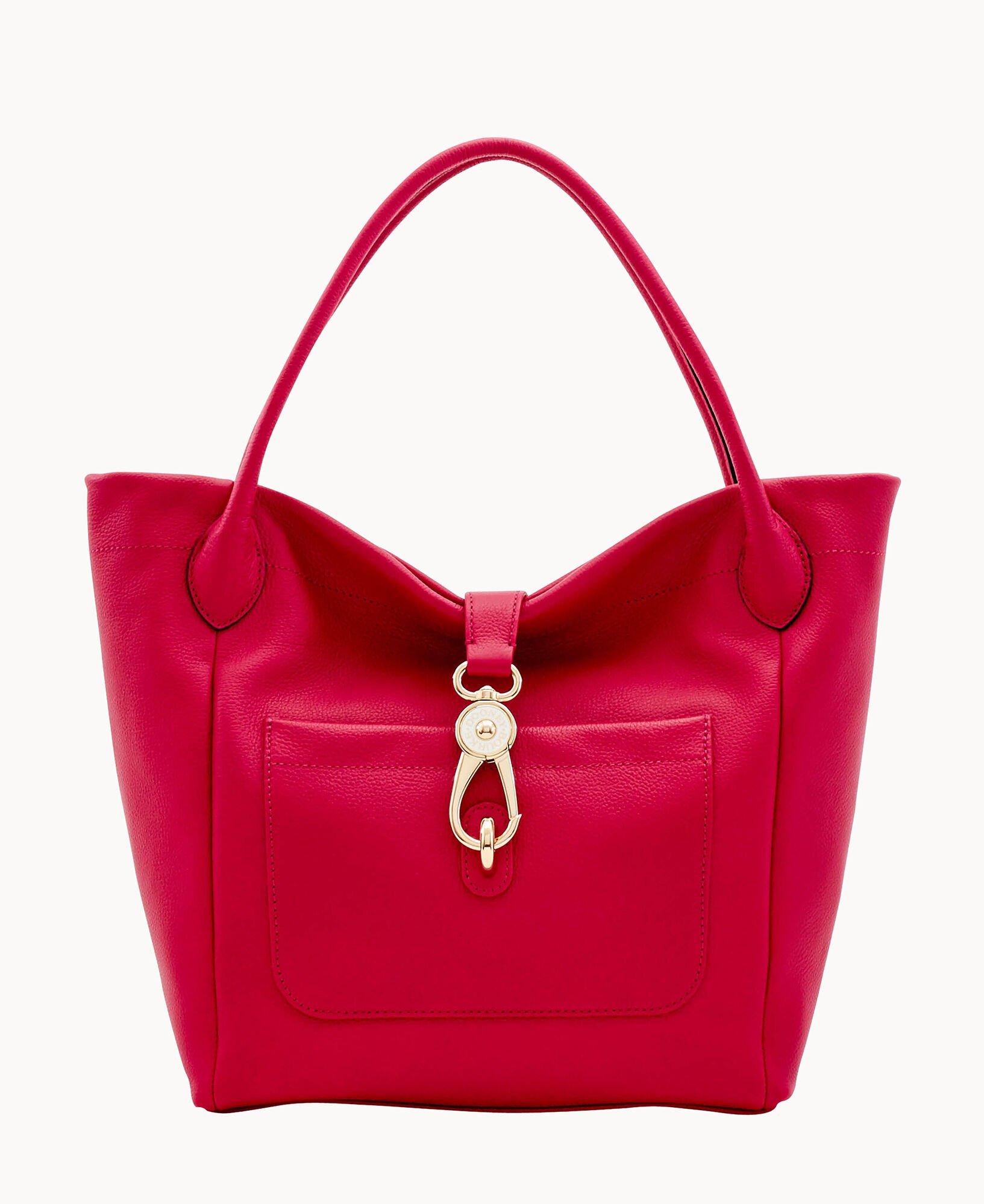 Dooney and bourke belvedere logo lock tote deals