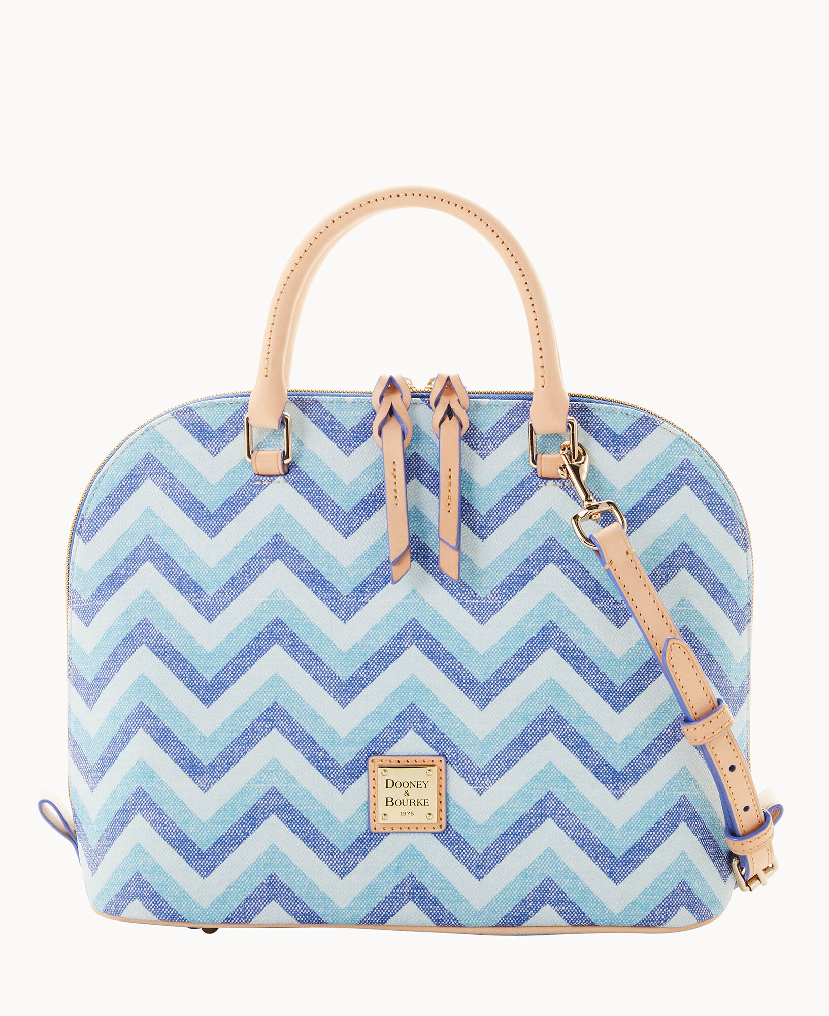Dooney and bourke chevron satchel deals