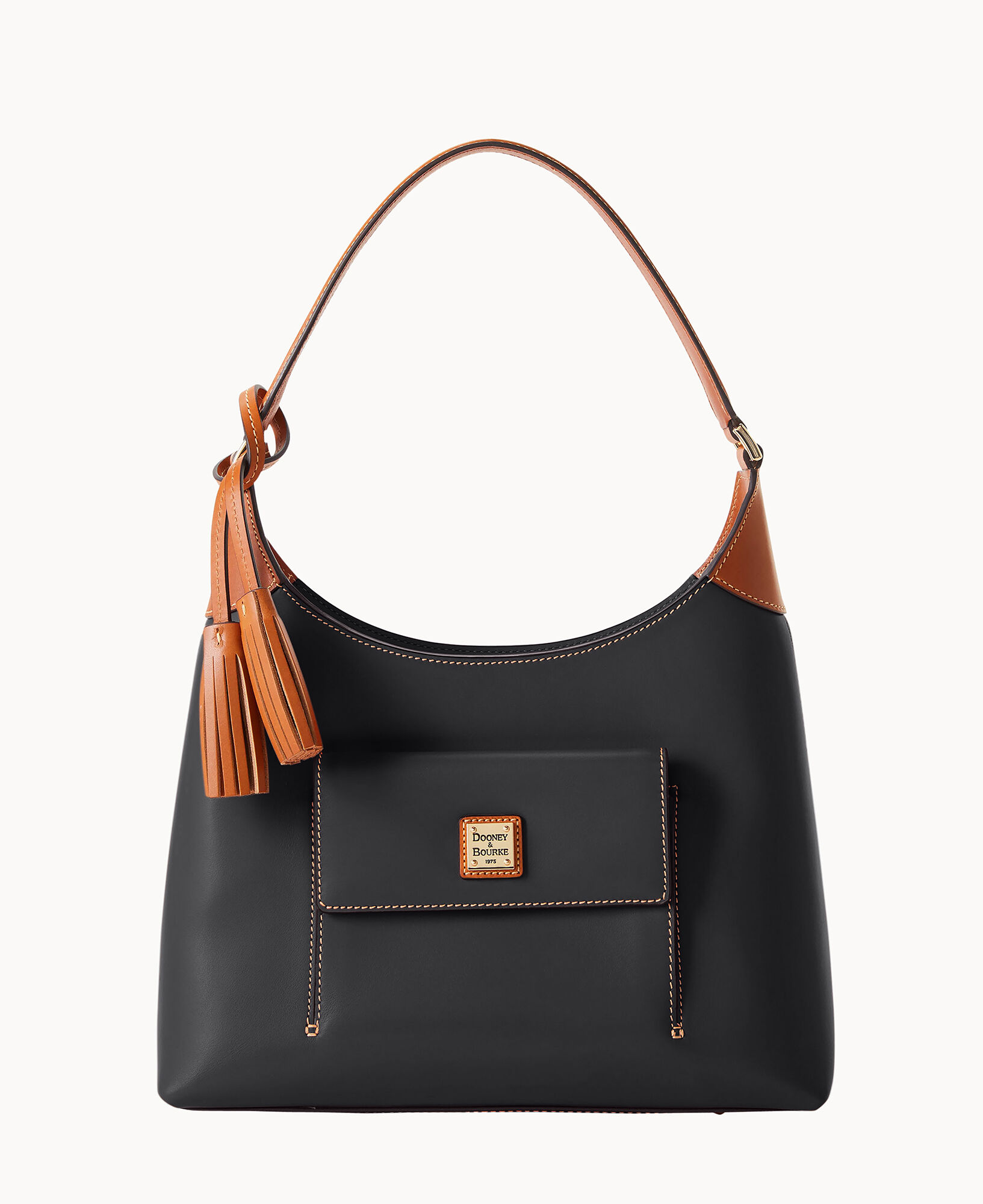 Dooney and bourke smooth leather hobo deals