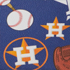 MLB Astros Large Zip Around Wristlet