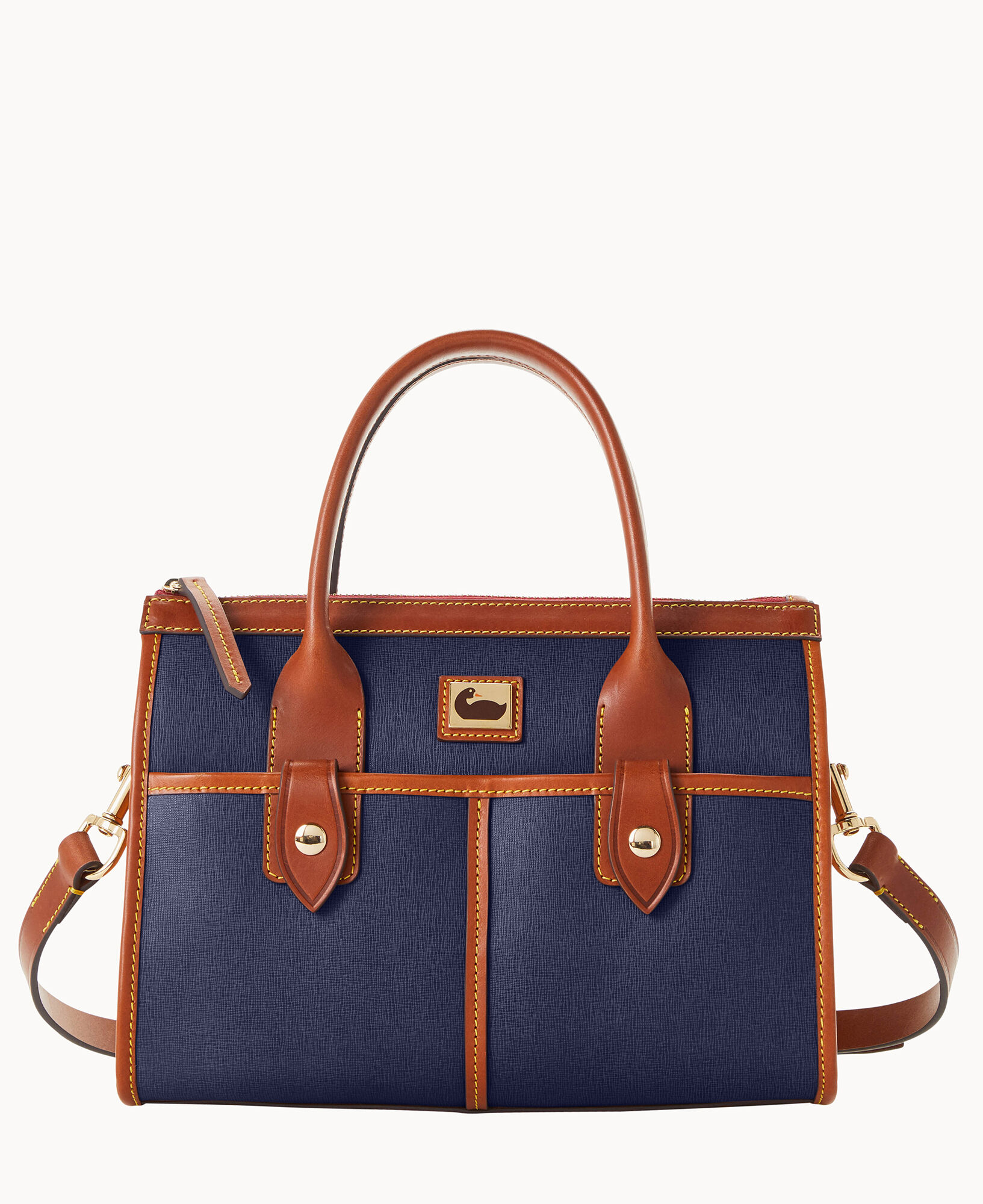 Camden saffiano small satchel online