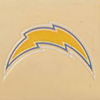 NFL Chargers Large Slim Wristlet