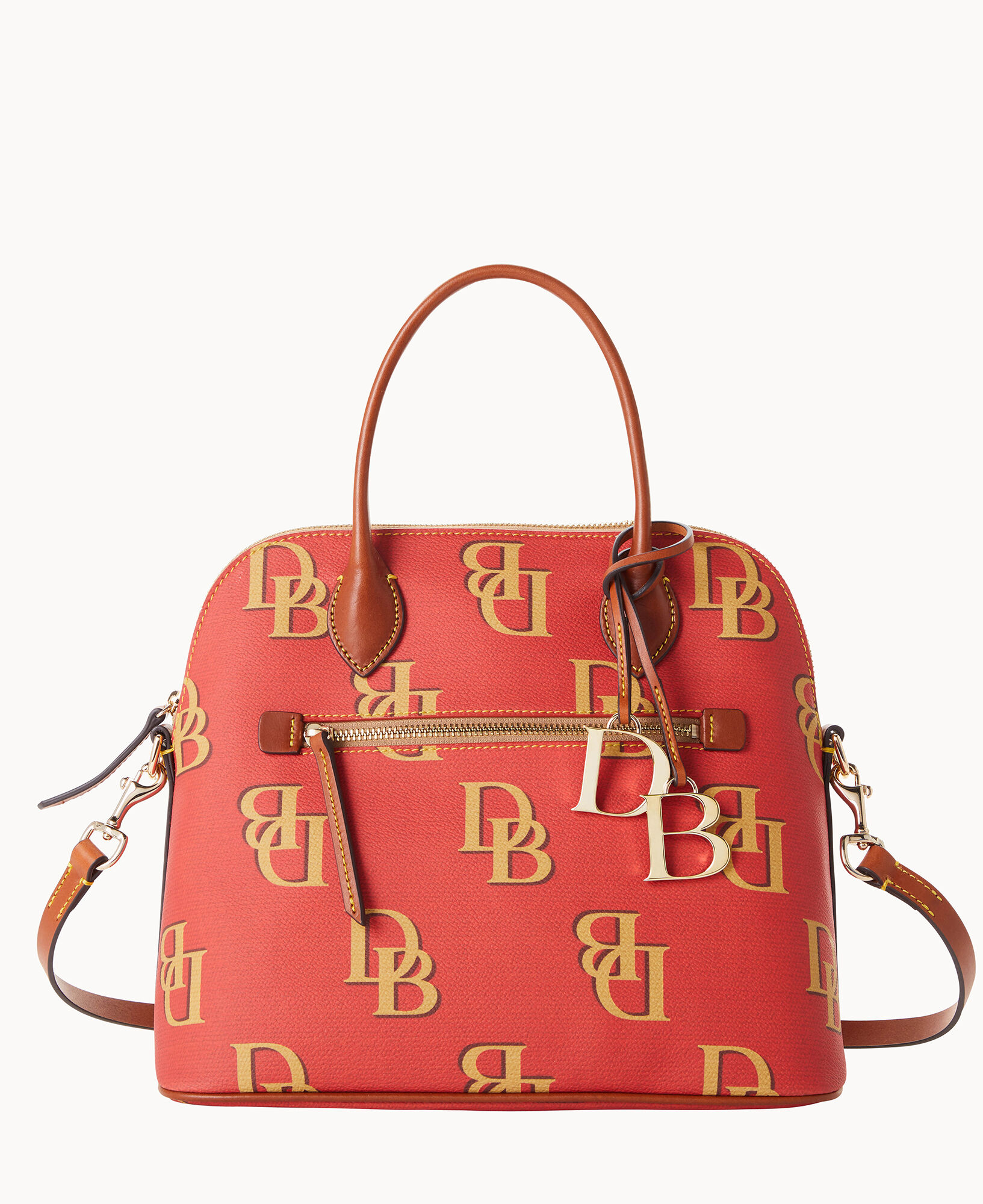 Dooney and bourke monogram satchel sales