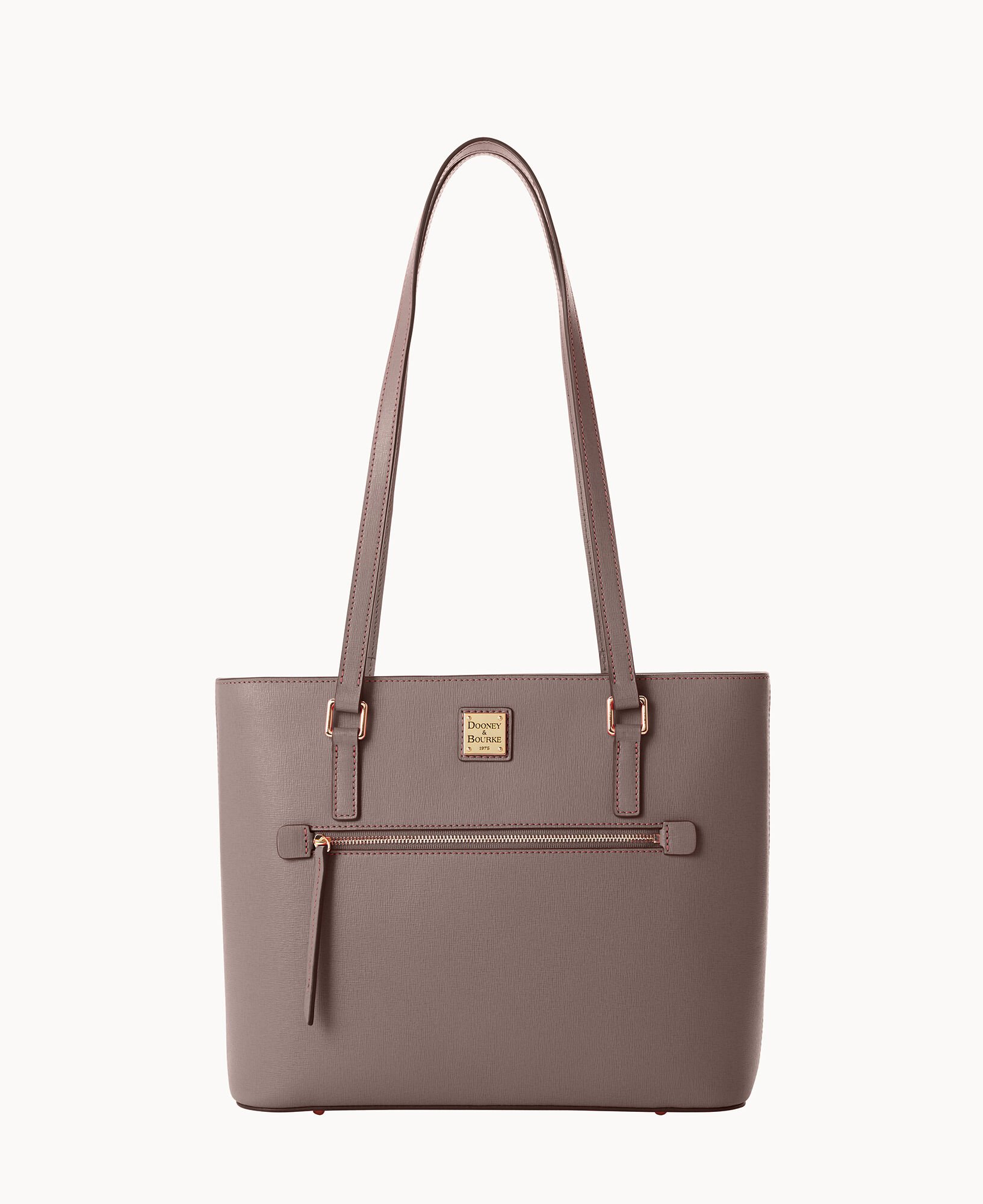 Dooney & Bourke Saffiano Shopper Tote - White and Brown