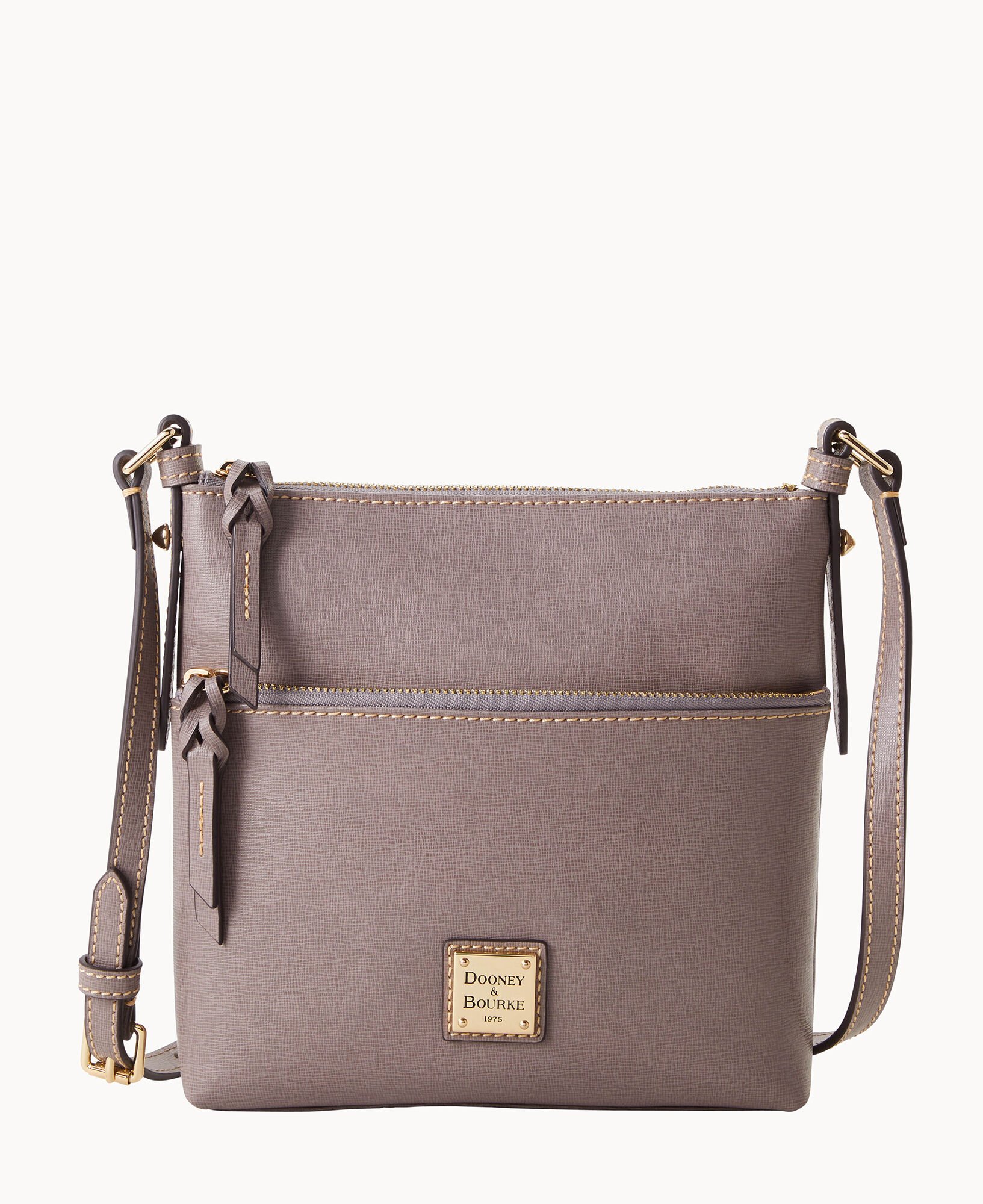 Dooney & Bourke Saffiano Letter Carrier in Purple