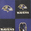NFL Ravens Stadium Wristlet
