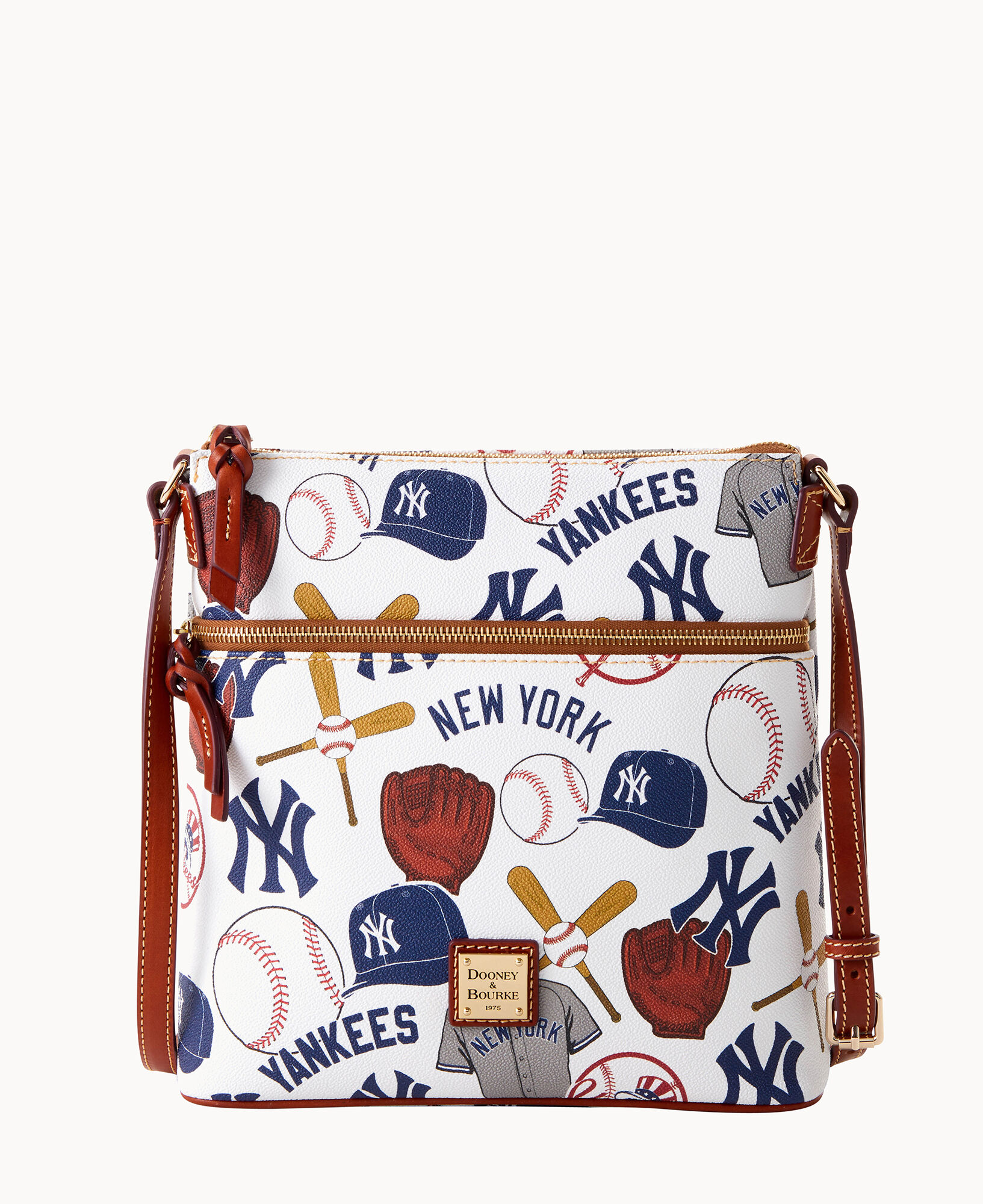 Dooney & Bourke New York Yankees Game Day Large Zip-Around Wristlet