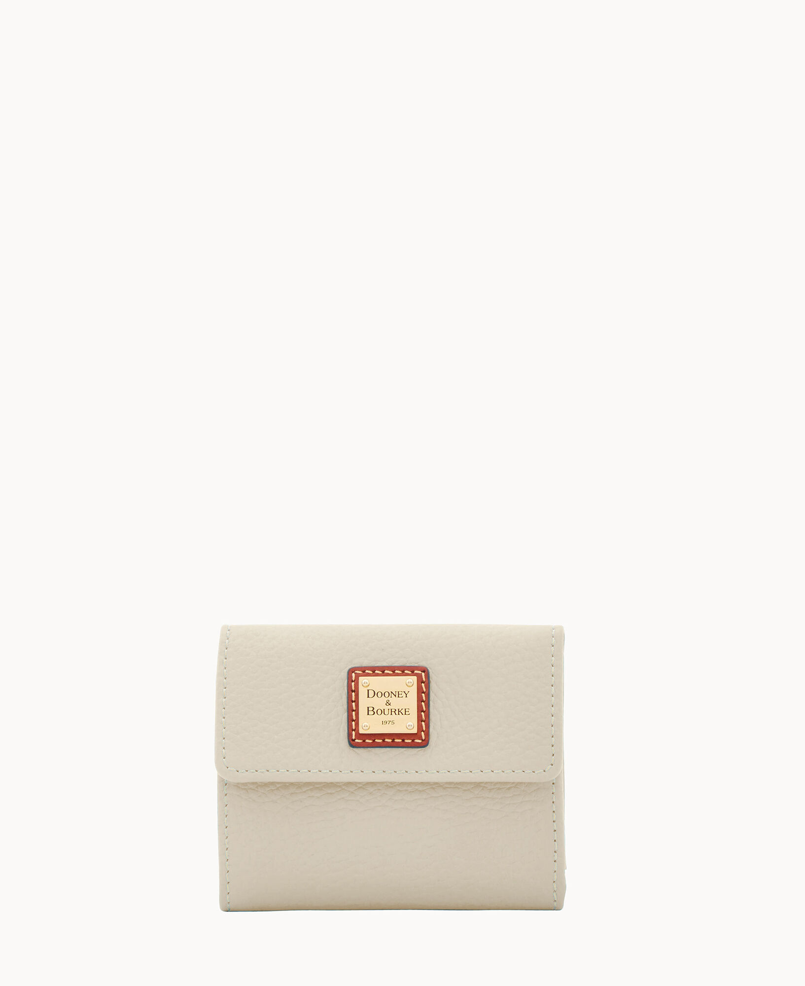Dooney Bourke Pebble Grain Small Flap Credit Card Wallet