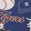 MLB Tigers Large Zip Around Wristlet