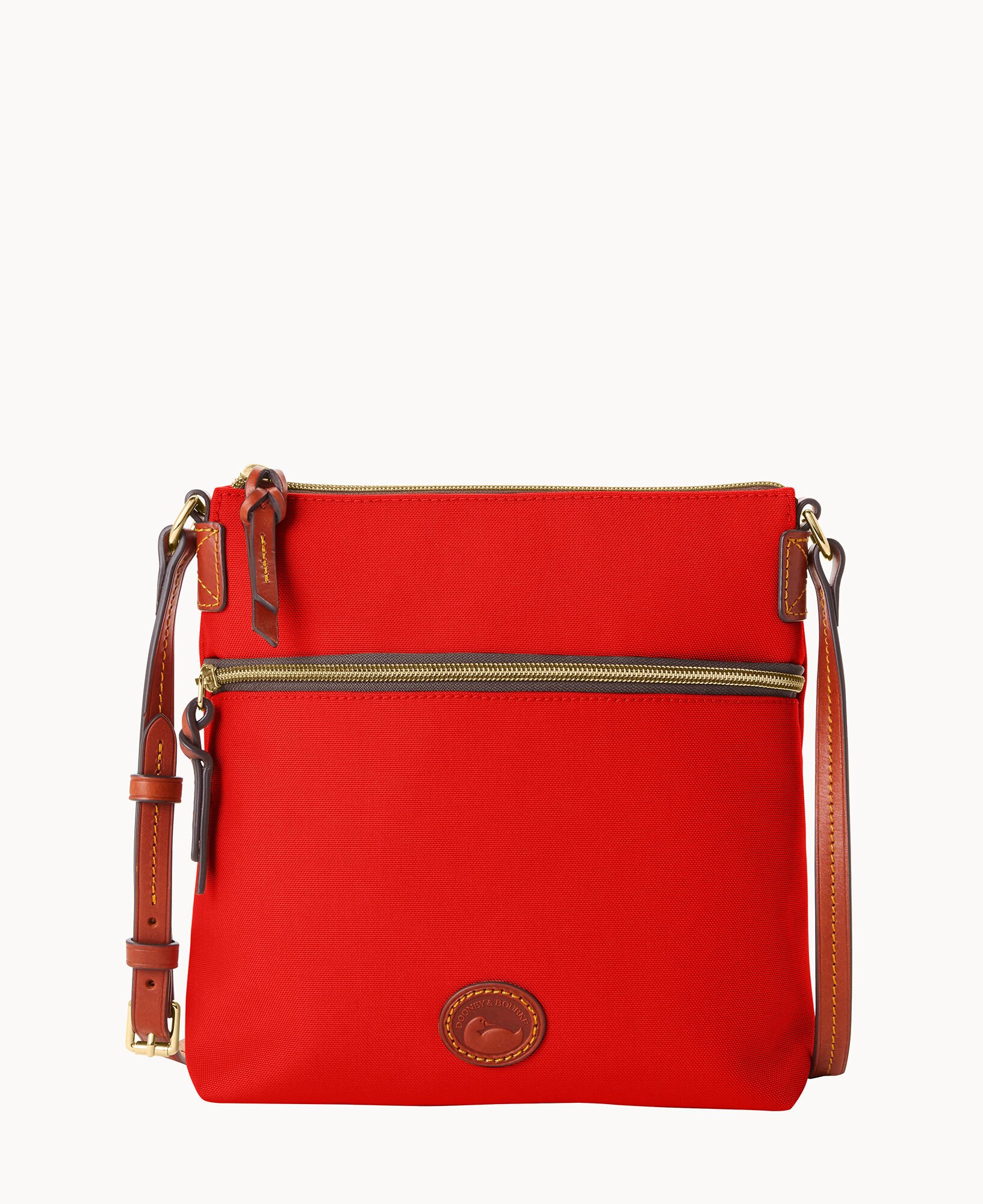 Buy the Dooney & Bourke Nylon Crossbody Red