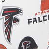 NFL Falcons Large Zip Around Wristlet