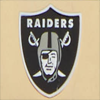 NFL Raiders Double Zip Wristlet
