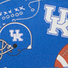 Collegiate University of Kentucky North South Triple Zip Crossbody