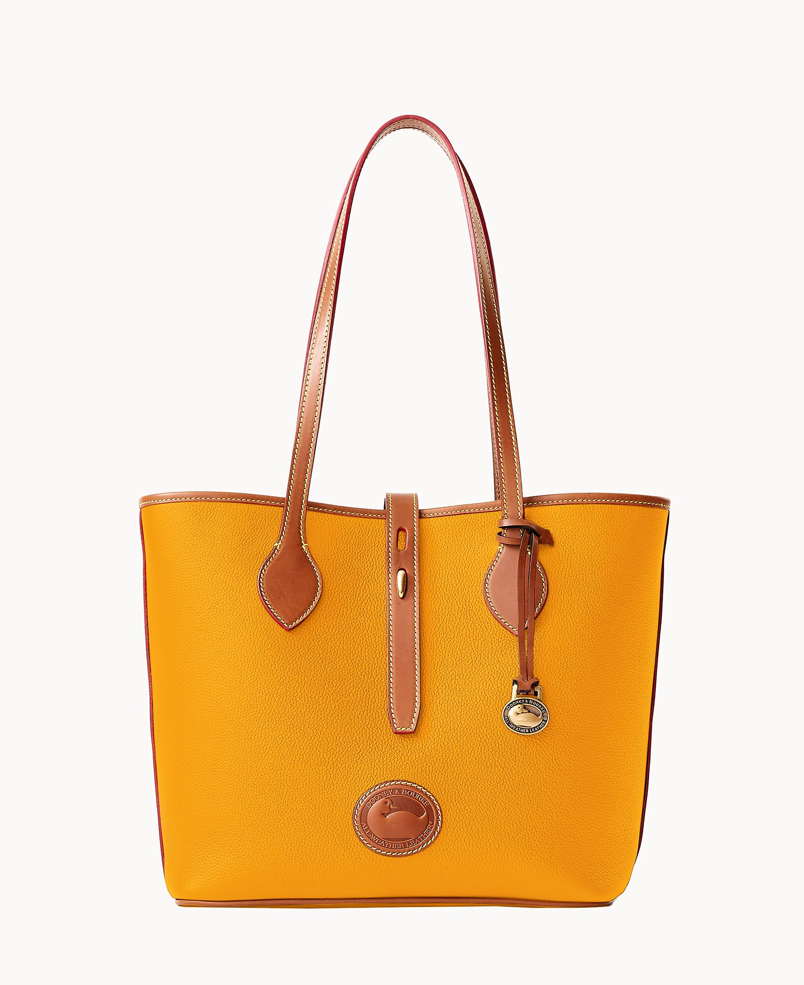 Dooney bourke leather top beacon collection slip tote